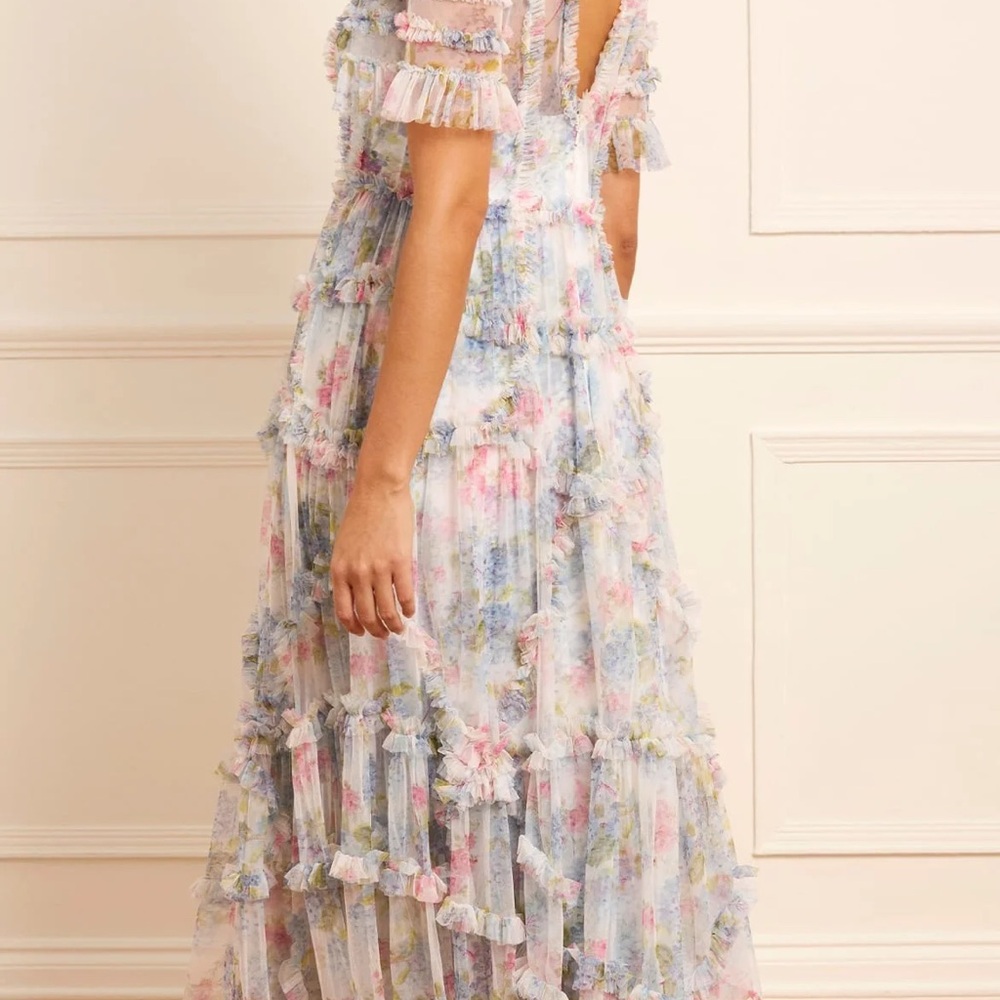 Needle & Thread Hydrangea Ruffled Ballerina Dress - image 3